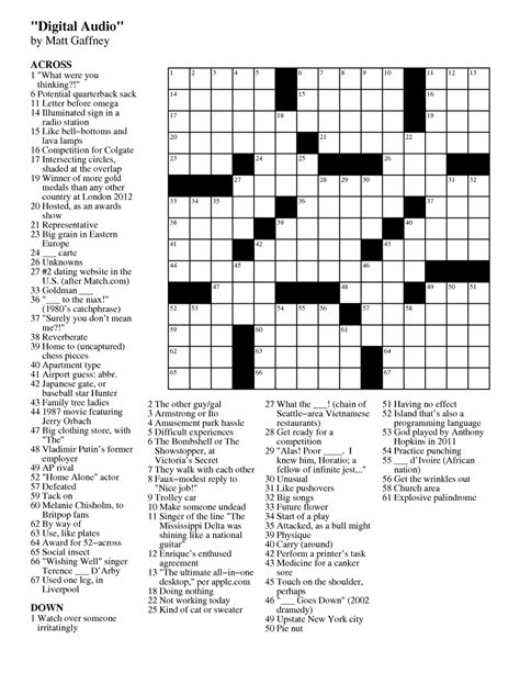 boatload crosswords